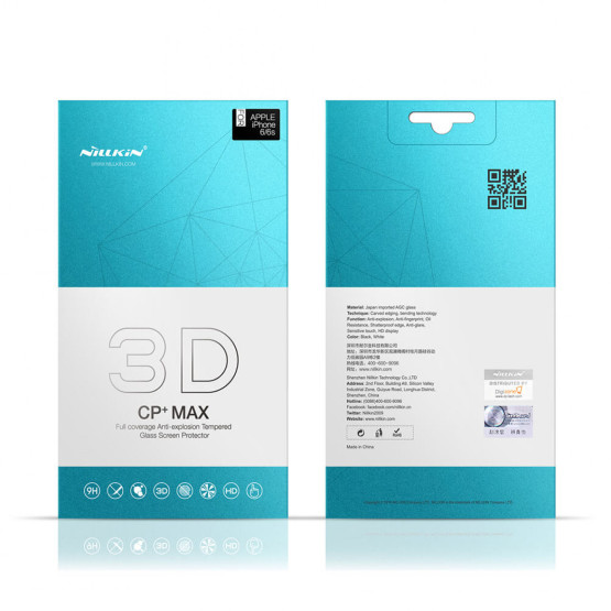 Стъклен протектор Nillkin 3D cp+ max за Samsung Galaxy S8 Plus - Черен