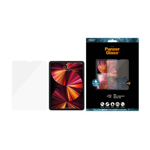 Стъклен протектор PanzerGlass за Apple Ipad Pro 11( 18/20/21/22/Air(20/22), Antibacterial - Черен
