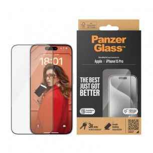 Стъклен протектор PanzerGlass за Apple iPhone 15 Pro UWF wA