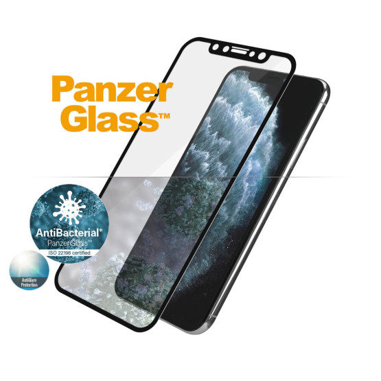 Стъклен протектор PanzerGlass за Apple Iphone X/Xs/11 Pro AntiGlare, CaseFriendly - Черен