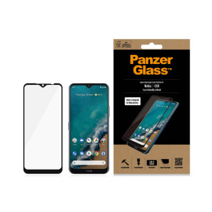 Стъклен протектор PanzerGlass за Nokia G50 CaseFriendly - Черен