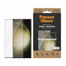 Стъклен протектор PanzerGlass за Samsung Galaxy S23 Ultra FingerPrint, CaseFriendly, AntiBacterial - Черен