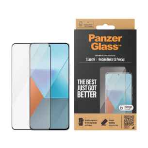 Стъклен протектор PanzerGlass за Xiaomi Redmi Note 13 Pro 5G UWF - Черен