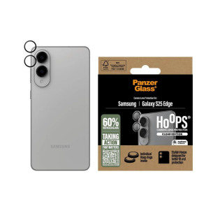 Стъклен протектор за камера PanzerGlass за Samsung Galaxy S25 Edge, Hoops ,Прозрачен