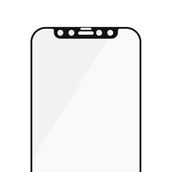 Стъклен протектор PanzerGlass за Apple Iphone 12 / 12 Pro AntiGlare, Antibacterial, CaseFriendly - Черен