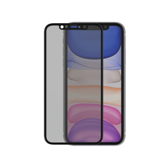 Стъклен протектор PanzerGlass за Apple Iphone XR/11 CaseFriendly Privacy, Black, 117065
