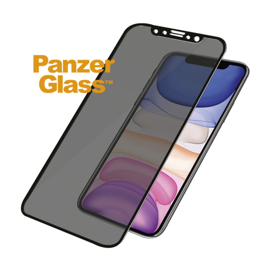 Стъклен протектор PanzerGlass за Apple Iphone XR/11 CaseFriendly Privacy, Black, 117065