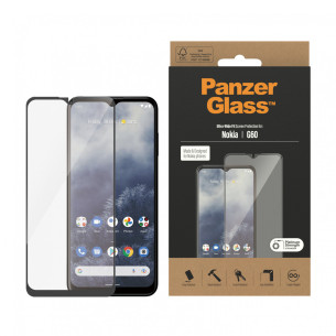 Стъклен протектор PanzerGlass за Nokia G60, Case friendly, Черен