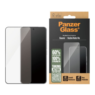 Стъклен протектор PanzerGlass за Xiaomi Redmi Note 14s, UWF