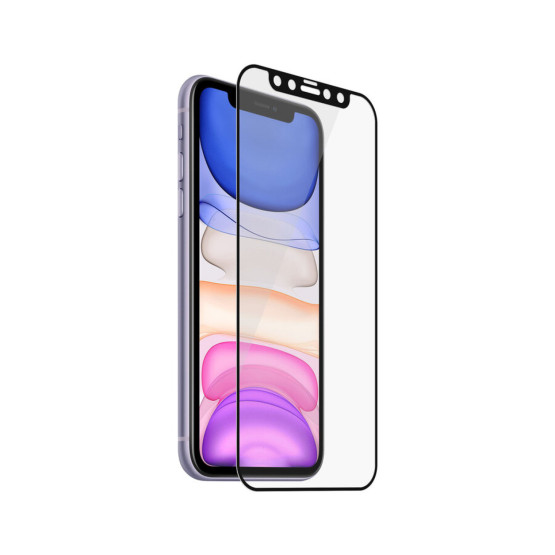 Стъклен протектор Safe за Apple Iphone XR/11 CaseFriendly, Black