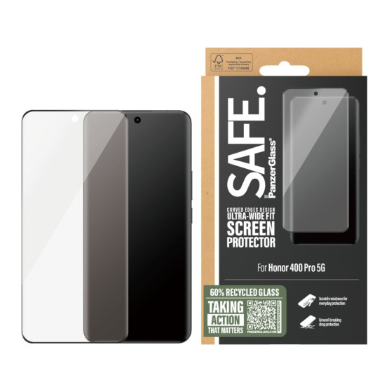 Стъклен протектор Safe за Honor 400 Pro 5G, UWF