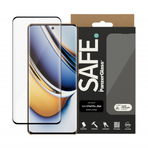 Стъклен протектор Safe за Realme 11 Pro / 11 Pro Plus UWF - Черен