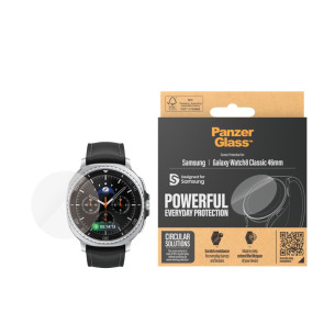 Стъклен протектор за часовник PanzerGlass за Samsung Galaxy Watch 8 Classic, 46 mm