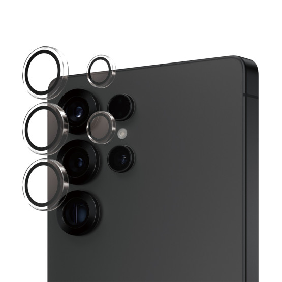 Стъклен протектор за камера PanzerGlass за Samsung Galaxy S25 Ultra, Hoops , Прозрачен
