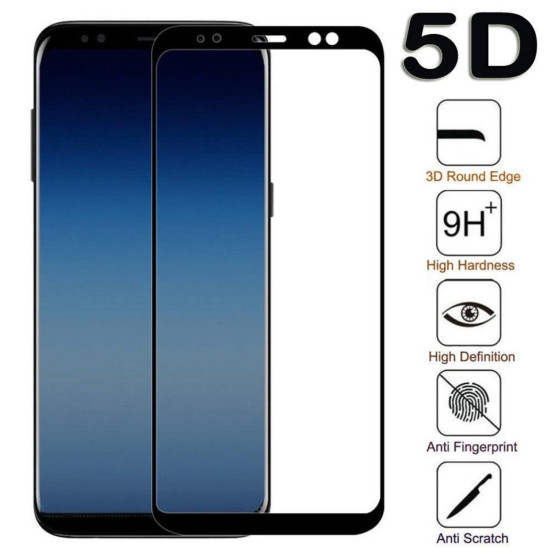 Стъклен протектор 5D за iPhone 6 Plus/6S Plus - Бял