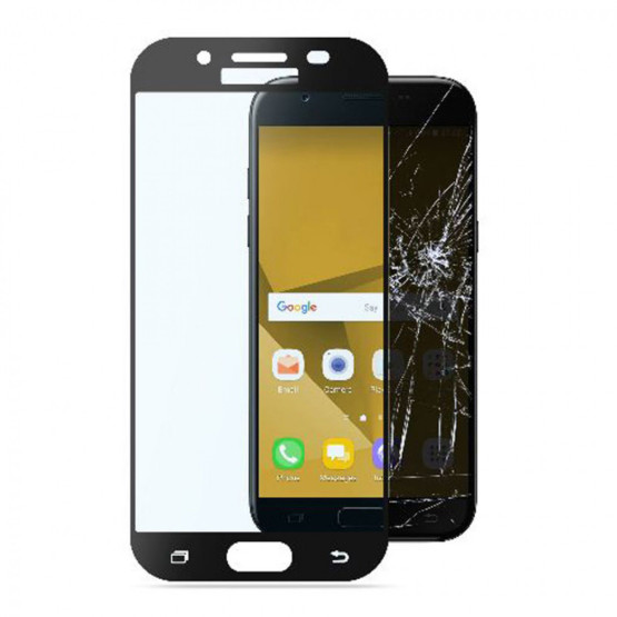 Стъклен протектор Cellular Line за Samsung Galaxy J3 2017 - Черен