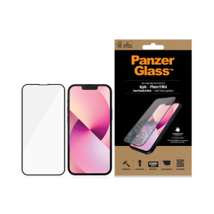 Стъклен протектор PanzerGlass за Apple Iphone 13 mini 5.4 CaseFriendly, Antibacterial,Pro - Черен