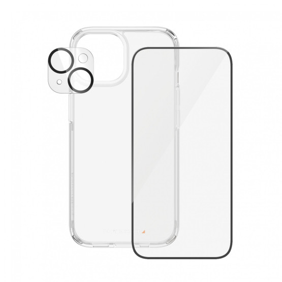 Стъклен протектор PanzerGlass за Apple iPhone 15 UWF Bundle (UWF screen protector, HardCase, протектор за камера)