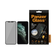 Стъклен протектор PanzerGlass за Apple Iphone Xs Max/11 Pro Max CaseFriendly CamSlider, Privacy - Черен, 116848