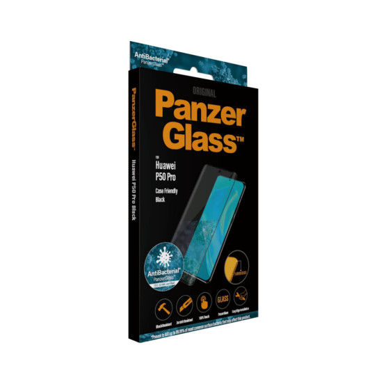 Стъклен протектор PanzerGlass за Huawei P50 pro CaseFriendly, Black