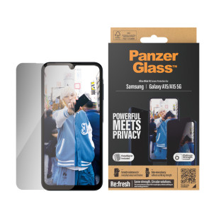 Стъклен протектор PanzerGlass за Samsung Galaxy A15 / A15 5G Privacy, Recycled, UWF