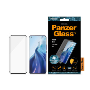 Стъклен протектор PanzerGlass за Xiaomi Mi 11 CaseFriendly - Черно