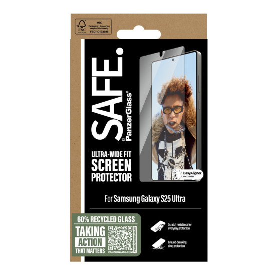 Стъклен протектор Safe за Samsung Galaxy S25 Ultra UWF