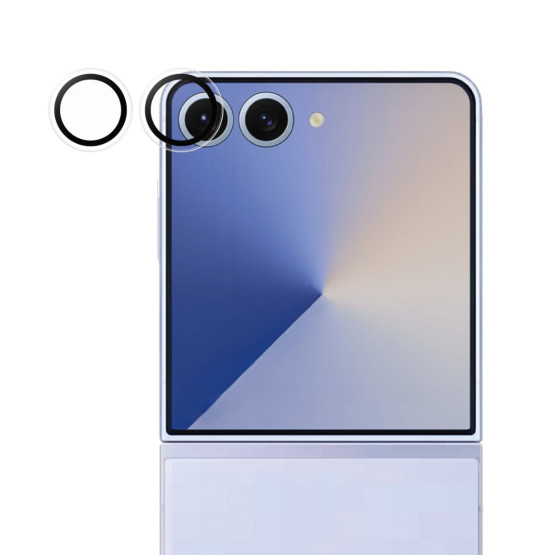 Стъклен протектор за камера PanzerGlass Hoops за Samsung Z Flip 7, Прозрачен