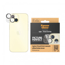 Стъклен протектор за камера PanzerGlass PicturePerfect Plate за Apple iPhone 15/15 plus - Черен
