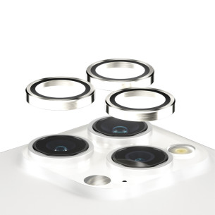 Протектор за камера PanzerGlass Hoops за Iphone 15 Pro/ProMax - Бял