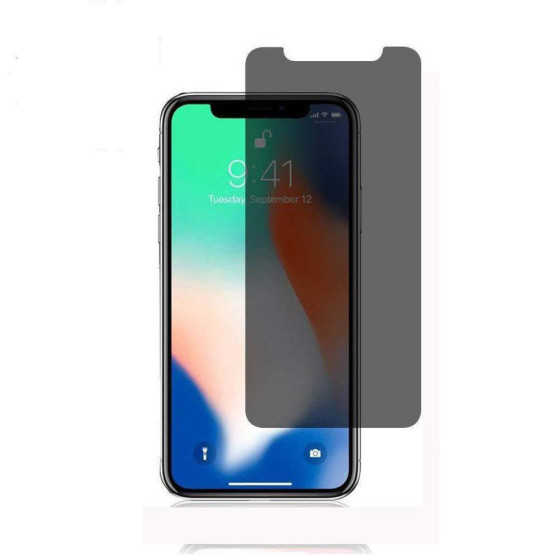 Стъклен протектор 5D Privacy за Iphone 11 pro / X/Xs - Черен