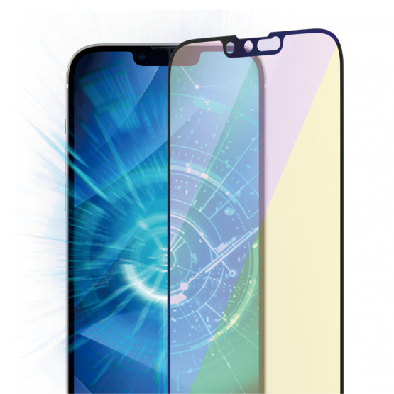 Стъклен протектор PanzerGlass за Apple Iphone 14 Plus, 13 Pro Max Anti-Bluelight, CaseFriendly, Antibacterial, Черен