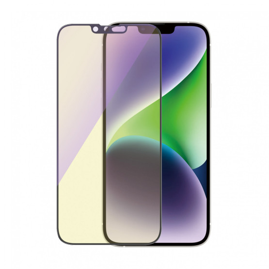 Стъклен протектор PanzerGlass за Apple Iphone 14 Plus, 13 Pro Max Anti-Bluelight, CaseFriendly, Antibacterial, Черен