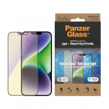 Стъклен протектор PanzerGlass за Apple Iphone 14 Plus, 13 Pro Max Anti-Bluelight, CaseFriendly, Antibacterial, Черен