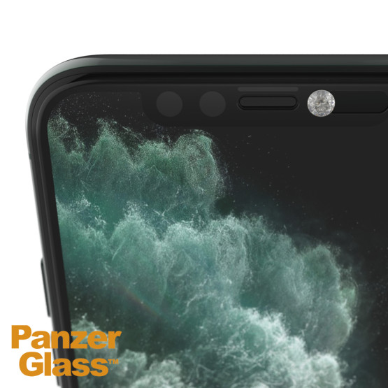 Стъклен протектор PanzerGlass за Apple Iphone X/Xs/11 Pro CaseFriendly, CamSlider, Swarovski Edition- Черен,