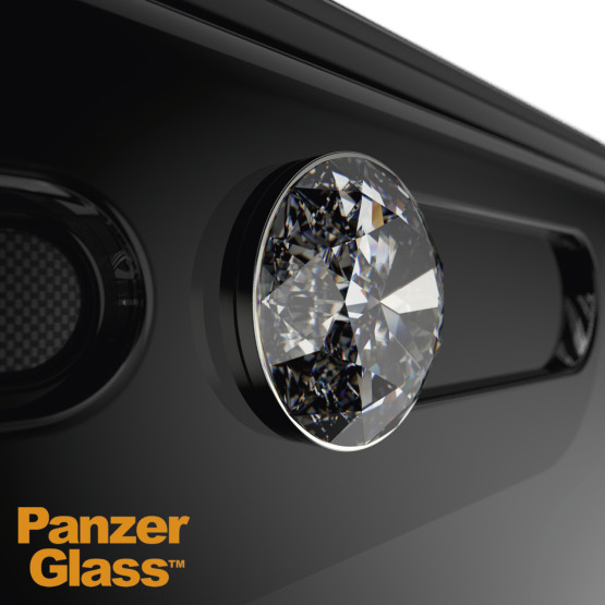 Стъклен протектор PanzerGlass за Apple Iphone X/Xs/11 Pro CaseFriendly, CamSlider, Swarovski Edition- Черен,