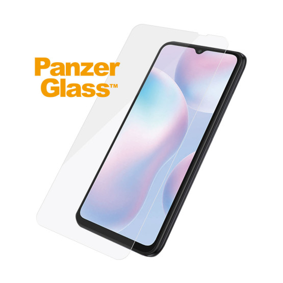 Стъклен протектор PanzerGlass за Xiaomi Redmi 9A /9C/10A CaseFriendly - Черен