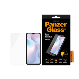Стъклен протектор PanzerGlass за Xiaomi Redmi 9A /9C/10A CaseFriendly - Черен