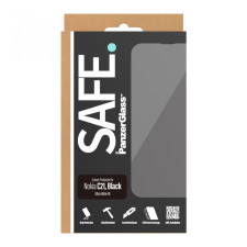 Стъклен протектор Safe за Nokia C21 CaseFriendly - Черен