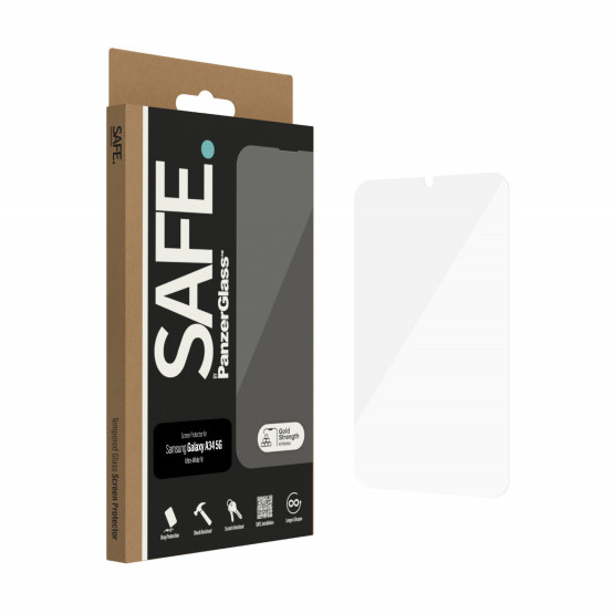 Стъклен протектор Safe за Samsung Galaxy A34 5G UWF - Черен