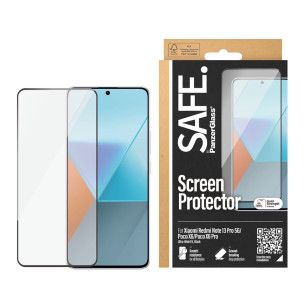 Стъклен протектор Safe за Xiaomi Redmi Note 13 Pro 5G UWF - Черен