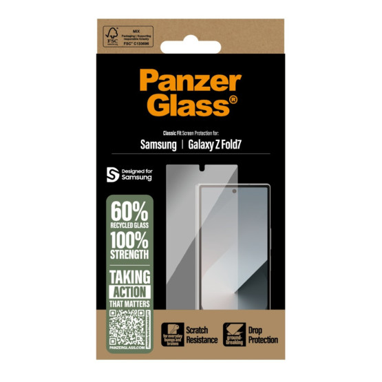 Стъклен протектор за външен дисплей PanzerGlass за Samsung Galaxy Z Fold 7
