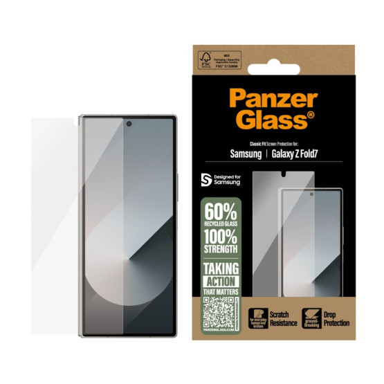 Стъклен протектор за външен дисплей PanzerGlass за Samsung Galaxy Z Fold 7
