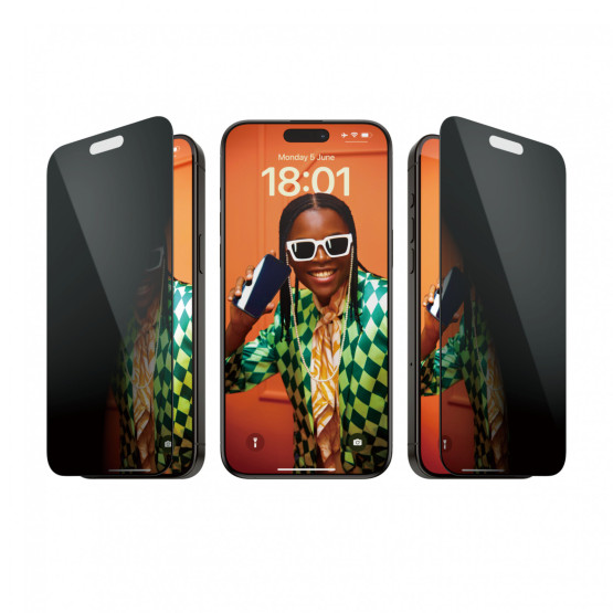 Стъклен протектор PanzerGlass за Apple iPhone 15 Pro Max UWF Privacy wA