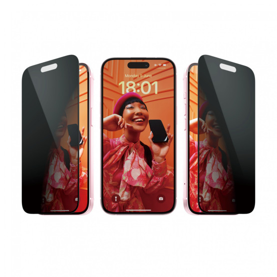 Стъклен протектор PanzerGlass за Apple iPhone 15 UWF Privacy wA