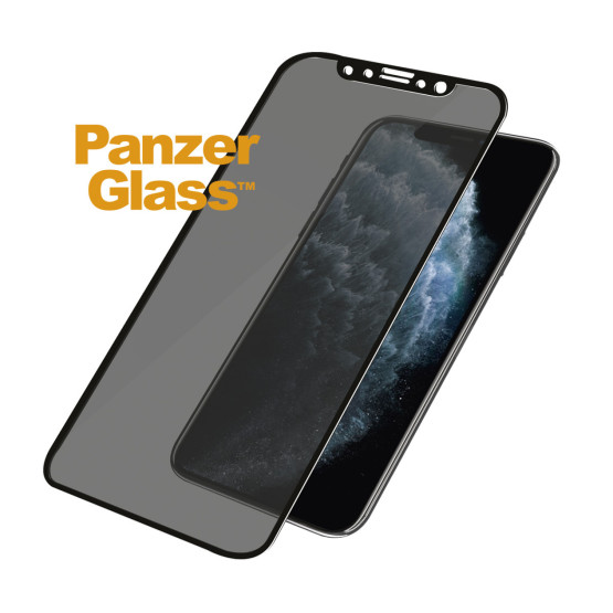 Стъклен протектор PanzerGlass за Apple Iphone X/Xs/11 Pro CaseFriendly, Privacy - Черен, 117063