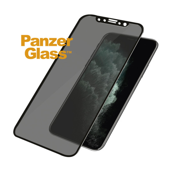 Стъклен протектор PanzerGlass за Apple Iphone Xs Max/11 Pro Max CaseFriendly Privacy - Черен, 117078