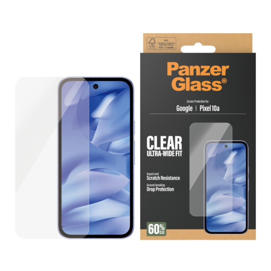 Стъклен протектор PanzerGlass за Google Pixel 10a, UWF