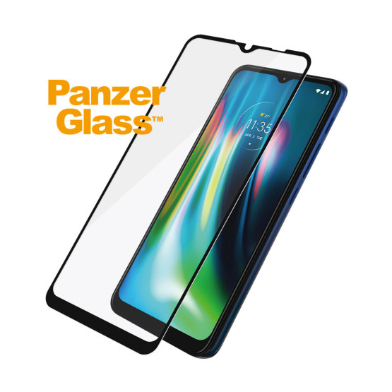Стъклен протектор PanzerGlass за Motorola Moto G9 Play / E7 Plus, , CaseFriendly - Черен