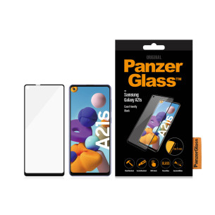 Стъклен протектор PanzerGlass за Samsung Galaxy A21S CaseFriendly Black, 117558